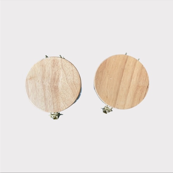 Clear Storage Containers with Wood like Top (SC) - Picture 2 of 9